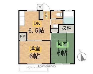 タクラヴィラB【202号室】の間取り