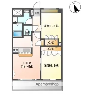 ミウラ マンション(MIURA MANSION)【2階】の間取り