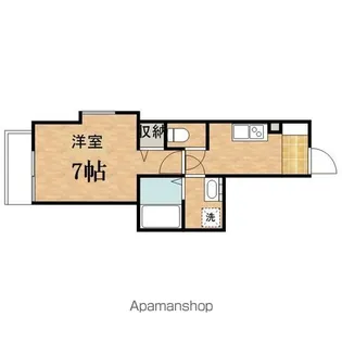 MELDIA長沼Ⅱ【1階】の間取り