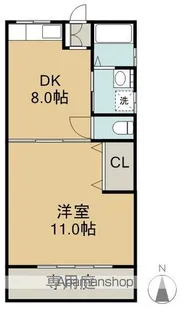 清城ハイツ【103号室】の間取り