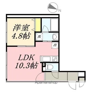 スペランツァマルヤマ【1階】の間取り