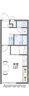 レオパレスアークハイツⅡ【205号室】の間取り