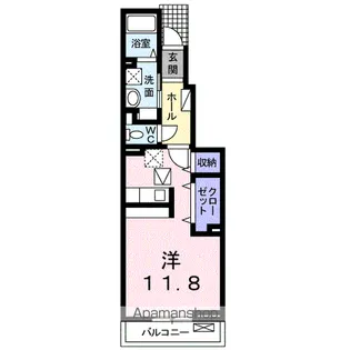 ソレイュ・メゾンⅠ【1階】の間取り