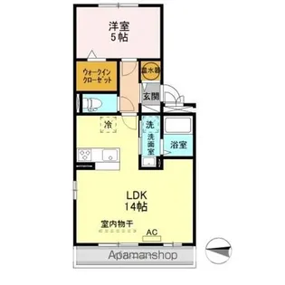 アメニティーハウス Ⅱ【3階】の間取り