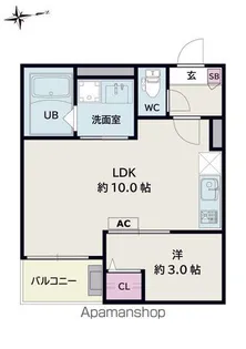 Jack korakuⅡ【2階】の間取り