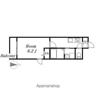 グランテラス八田駅前「ハッタエキマエ」【2階】の間取り