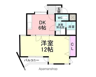 インペリアル砂山【210号室】の間取り