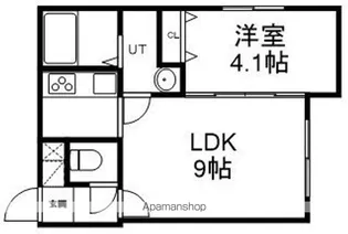 フロンティア【3階】の間取り