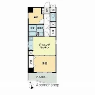 グリーンハイツ新道【4階】の間取り