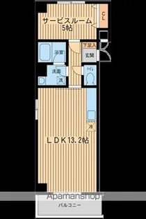 行徳倶楽部【503号室】の間取り