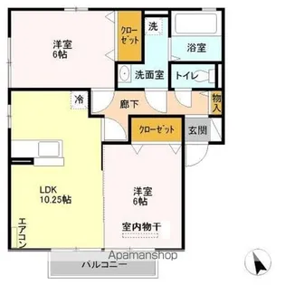 エトワール【2階】の間取り