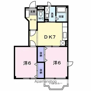 エルブスガーデンⅡ【1階】の間取り
