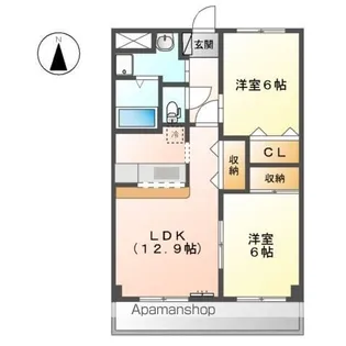 ピュア エクセル【3階】の間取り