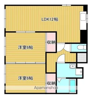 メゾン筑紫【4D号室】の間取り