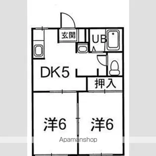 ロイヤルヒルズ津志田A【1階】の間取り