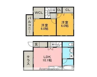 Lucent HouseⅢ【2階】の間取り