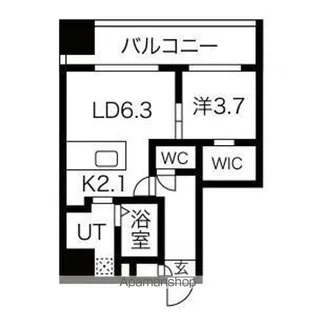 MODENA CENTRO(モデナセントロ)【6階】の間取り