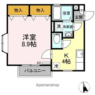 クァトロ・カーサ【2階】の間取り