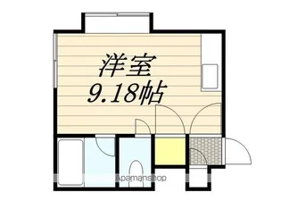 N43クラブハウスA【205号室】の間取り