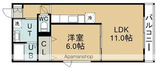 マンショングリーンリーフ【305号室】の間取り