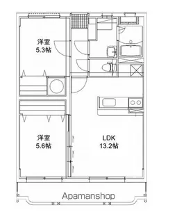 ユーミーなでしこ【2階】の間取り