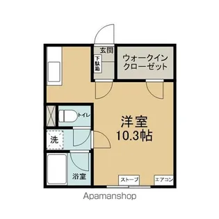 フレンドリー卸町1号館【208号室】の間取り