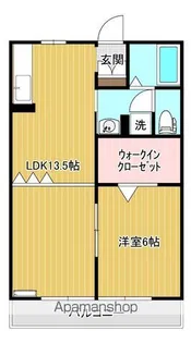 コーポグレイス【1階】の間取り