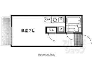 パインフィールド北白川II【236号室】の間取り