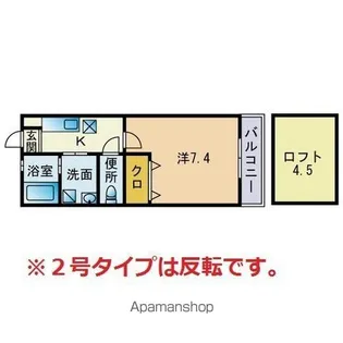 プレステージ城南【2階】の間取り