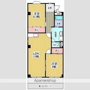 シュプール高針台【1階】の間取り