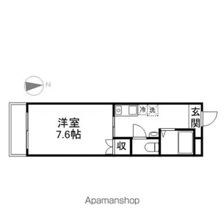 長野県長野市大字鶴賀七瀬【マンション】の間取り