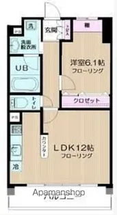 ノブレ浜田山【106号室】の間取り