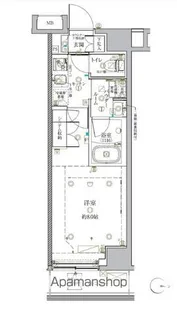 クレイシア新宿中落合【2階】の間取り