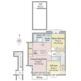 WINDSOR COURT【2階】の間取り