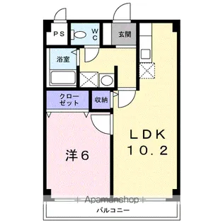 エトワール【2階】の間取り
