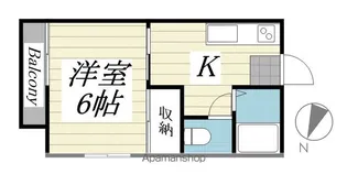 クレストコーシン【103号室】の間取り