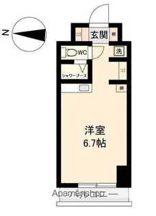 アソルティ東二番丁レジデンス【9階】の間取り