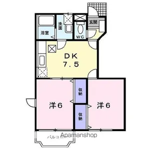 ラルゴ プラーサⅡ【1階】の間取り