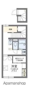 レオパレスKISAKU【2階】の間取り