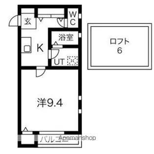 リエス浄心【2C号室】の間取り