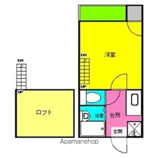フロイデ平尾【1階】の間取り
