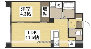サンセール東古松Ⅱ【8階】の間取り