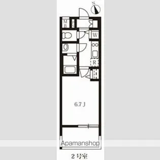 メインステージ名古屋ノースマーク【11階】の間取り
