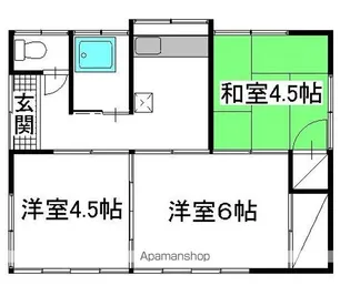 茨城県ひたちなか市大字中根【一戸建】の間取り