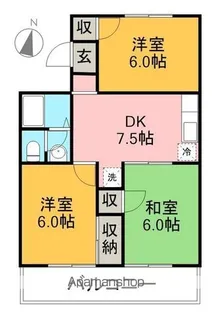 グランドステージ一宮中町【3階】の間取り