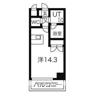 ヴェルシェーヌ桜橋【7階】の間取り