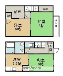 ガーデンハイツさとう【110号室】の間取り