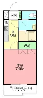 ハイツルミナス【2階】の間取り
