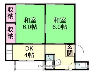 日経社コーポ【2階】の間取り