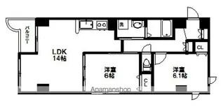 アロッジオS【4階】の間取り